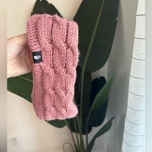 The North Face Dusty Rose Cable Knit Headband